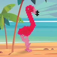 Plus-Plus Tube - Flamingo