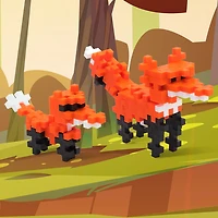Plus-Plus Tube - Red Fox