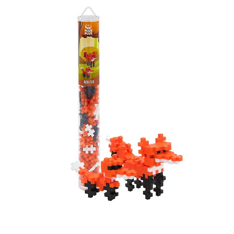 Plus-Plus Tube - Red Fox