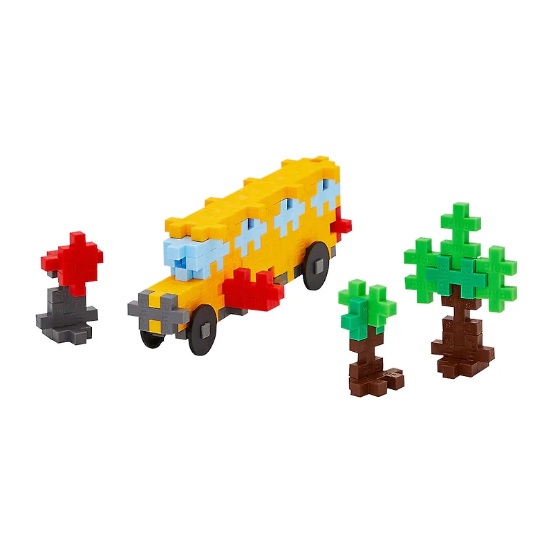Plus-Plus Tube - School Bus