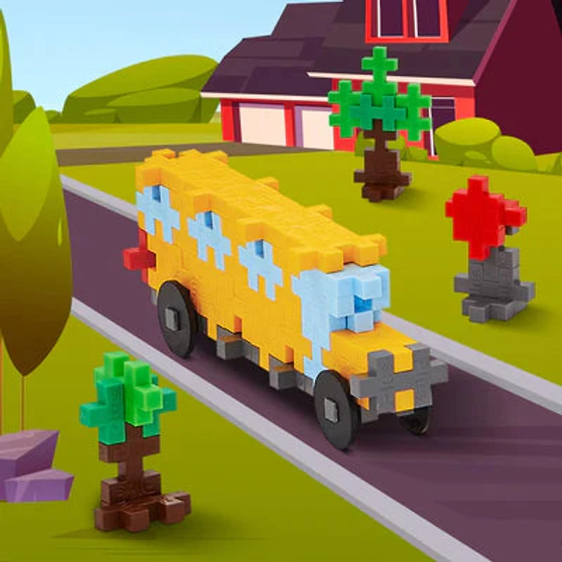 Plus-Plus Tube - School Bus