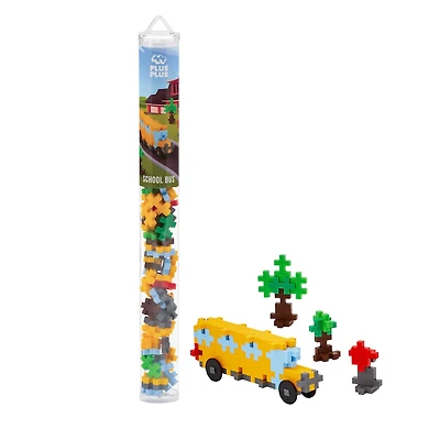 Plus-Plus Tube - School Bus