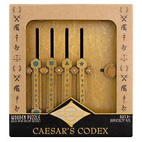 Caesar's Codex - Lever Sliding Wooden Puzzle