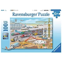 Construction At The Airport - 100 Piece Puzzle