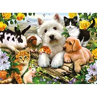 Happy Animal Buddies - 300 Piece XXL Puzzle