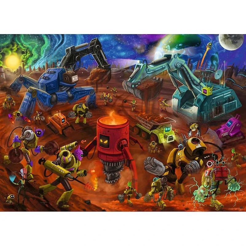 Space Construction 60 Piece Puzzle