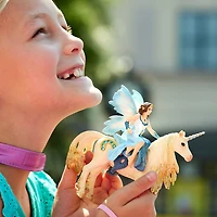 Eyela Riding On Golden Unicorn