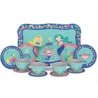 Mermaid Tin Tea Set