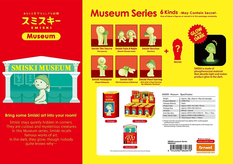Smiski Mini Figure: Museum Series