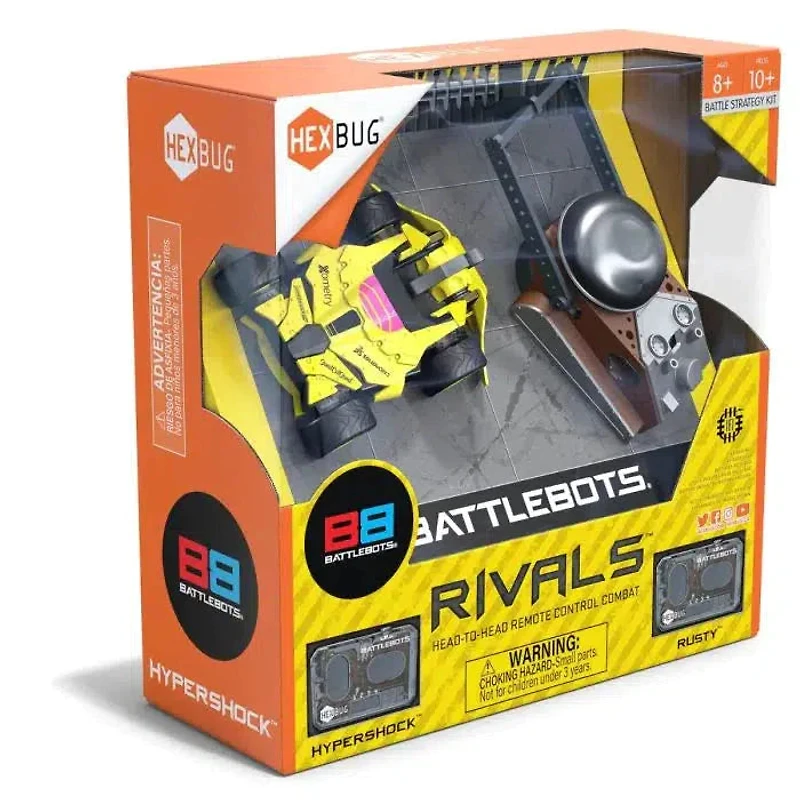Hexbug Battlebots Rivals V6 - HyperShock vs Rusty