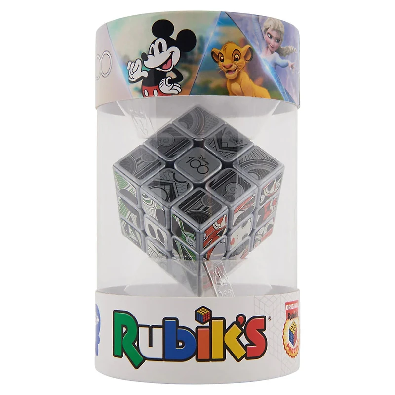 Rubik's 3 x 3 Disney 100th Anniversary Metallic Platinum Cube