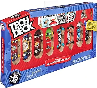 Tech Deck 25th Anniversary 8 Pack Fingerboards