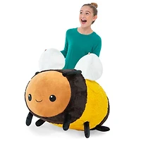Giant Massive Plush - 32" Fuzzy Bumblebee