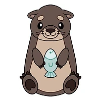Mini Squishable - River Otter - 9"