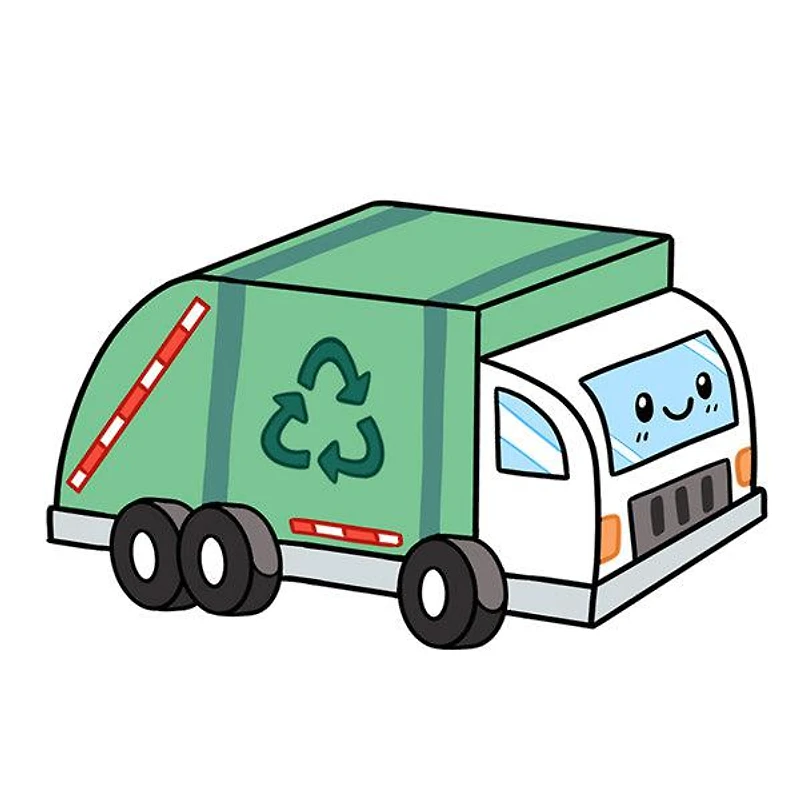 Squishables Go! - 12" Garbage Truck