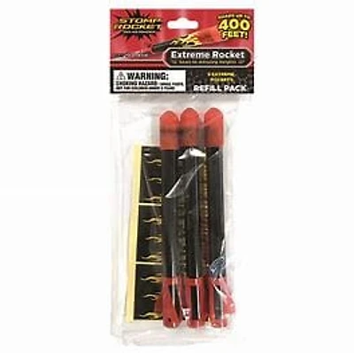 Stomp Rocket Extreme Refill Pack - Includes 3 Extreme Rockets