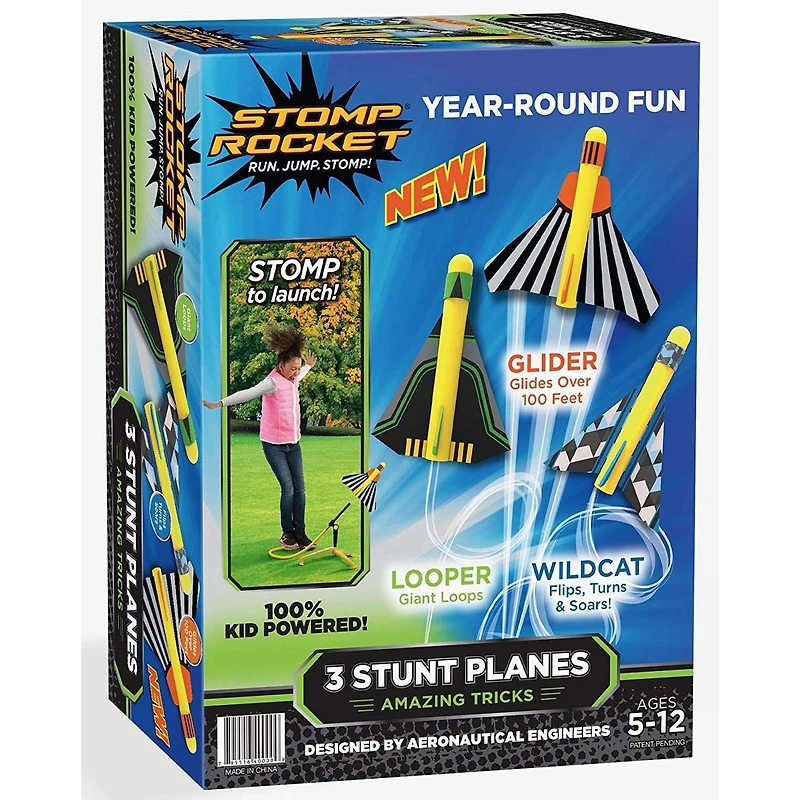 Stomp Rocket Stunt Plane