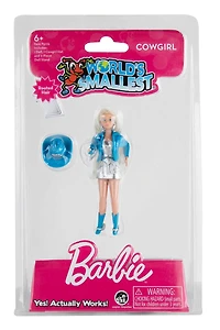 World's Smallest 4 Inch Posable Barbie™ Doll – Rollerblade Or Cowgirl