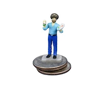 World’s Smallest Bob Ross Pop Culture Micro Figures