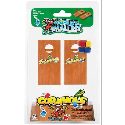 World's Smallest Cornhole Game