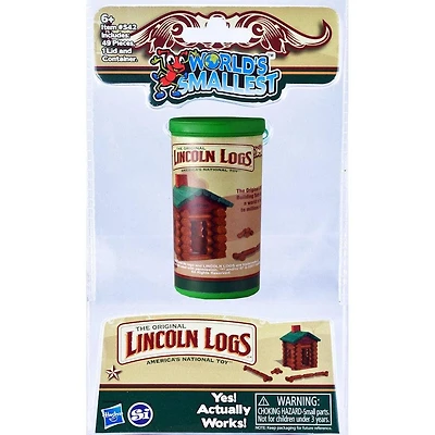 World's Smallest Lincoln Logs