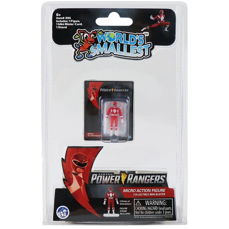 World's Smallest Power Rangers Assorted Styles