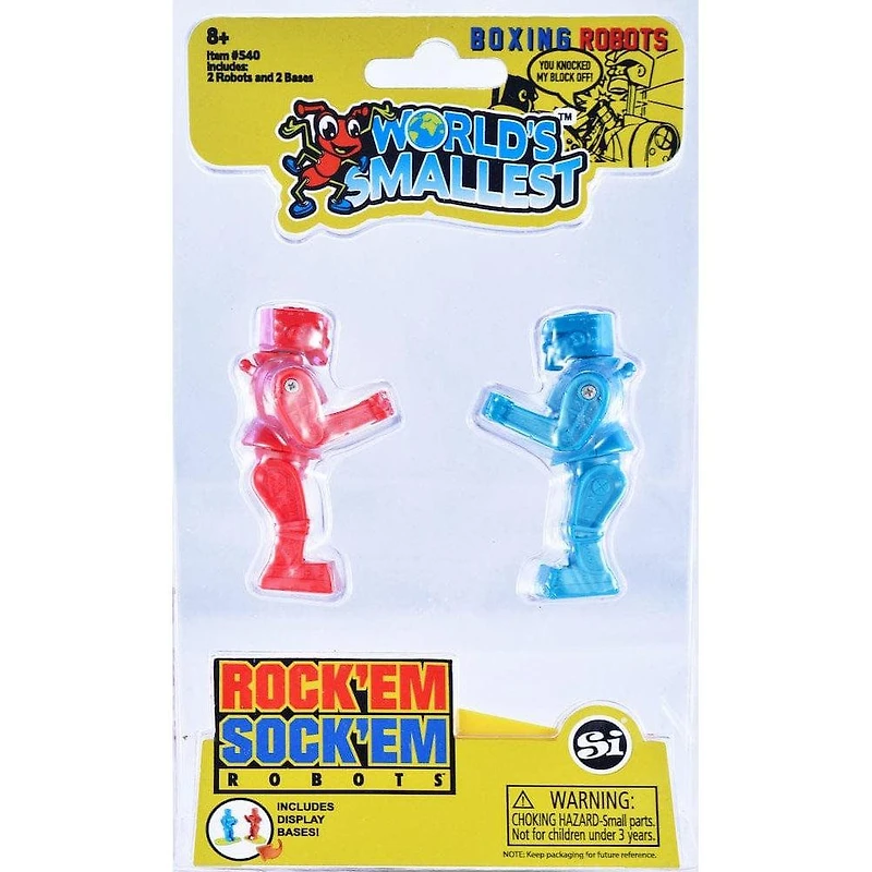 World's Smallest Rock 'Em Sock 'Em Robots