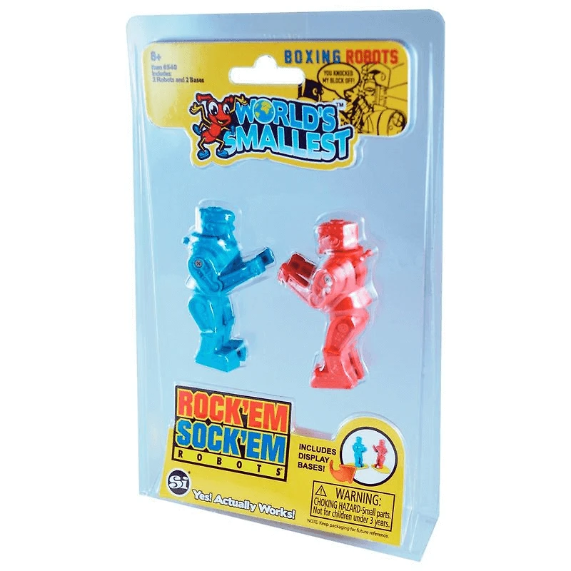 World's Smallest Rock 'Em Sock 'Em Robots