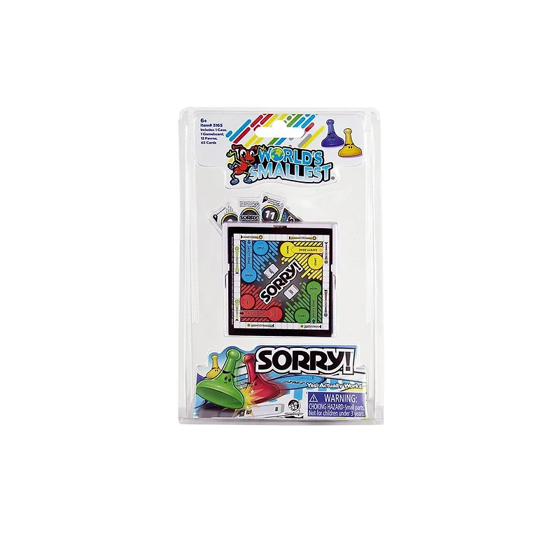 World’s Smallest Sorry!