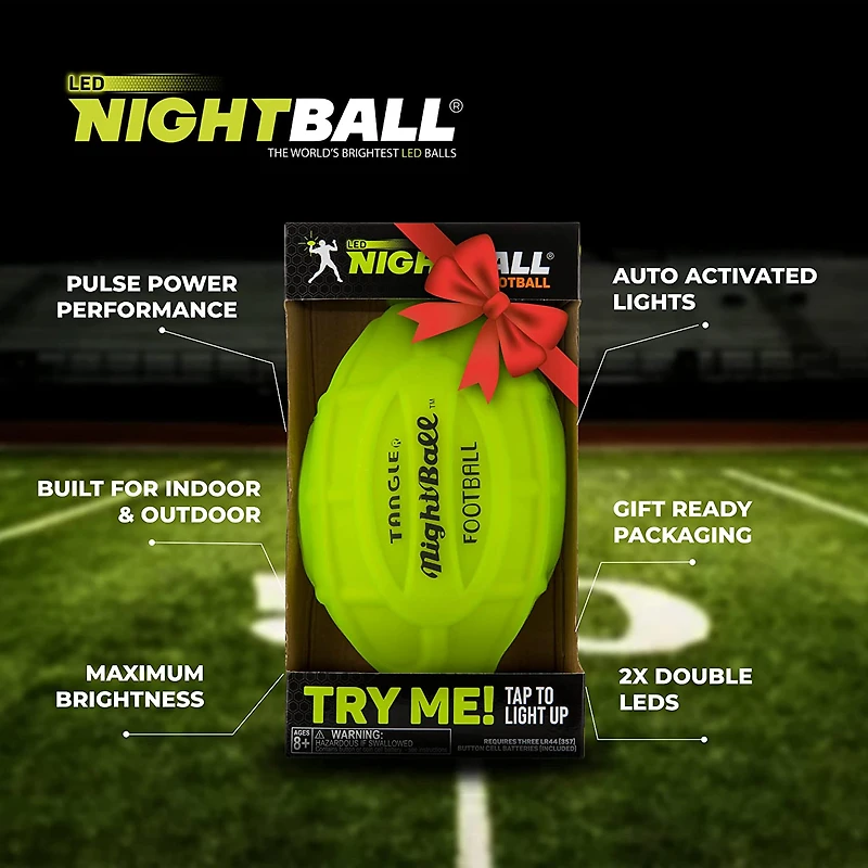 Nightball Glow in the Dark Light Up Football