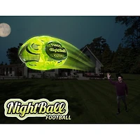 Nightball Glow in the Dark Light Up Matrix Football Blue/Green