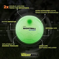 Nightball Glow in the Dark Light Up Soccer Ball