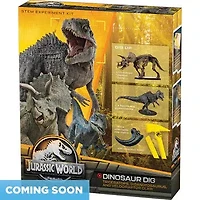 Jurassic World: Dinosaur Dig - Triceratops, Giganotosaurus, and Velociraptor Claw