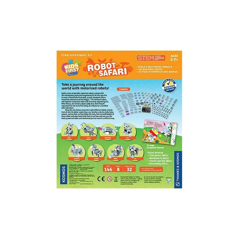 Kids First: Robot Safari - Introduction to Motorized Machines