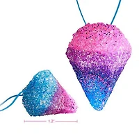 Make Your Own Glitter Diamond Necklace