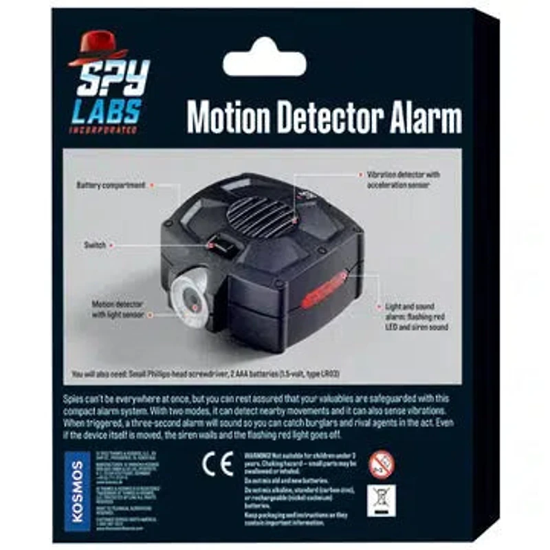 Spy Labs: Motion Detector Alarm