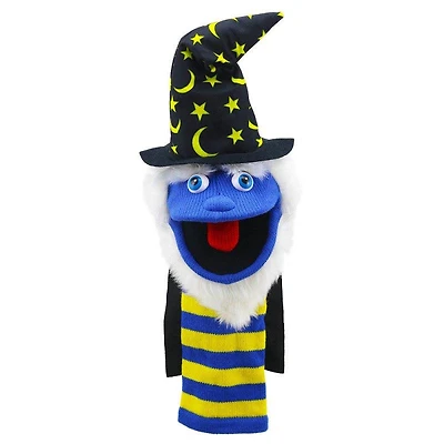 Knitted Puppets - Wizard