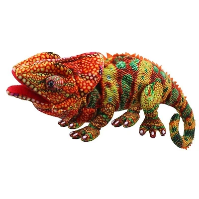 Large Creature Puppet - Chameleon - Orange