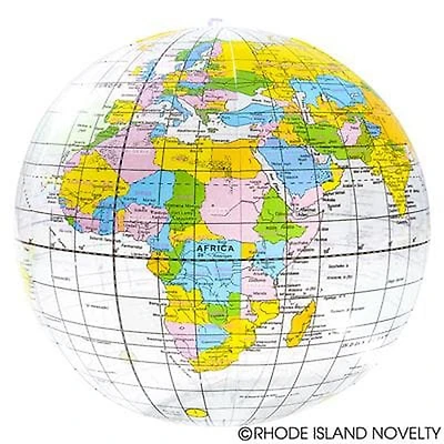 16" Inflatable Globe Clear