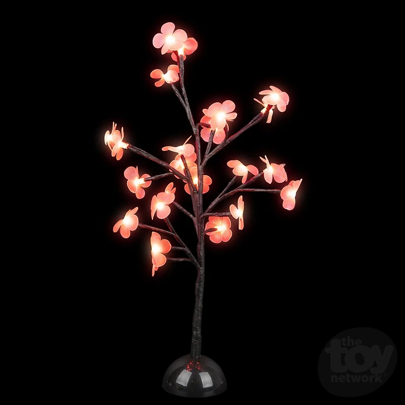 18" Cherry Blossom Tree LED Lamp
