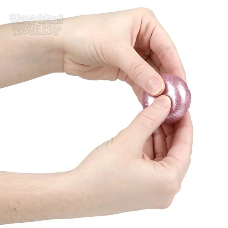 1.6" Squish Sticky Metallic Orbs 3 Pack