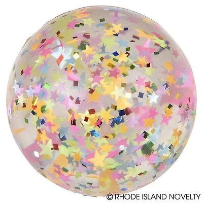 1.75" 45mm Sparkle Star Hi-Bounce Ball