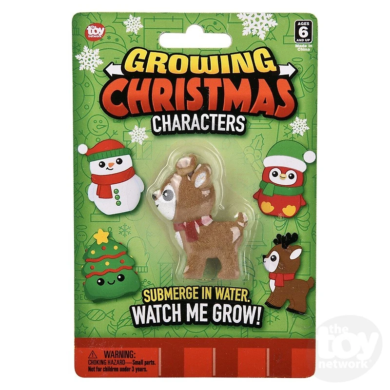 2" Christmas Growing Characters