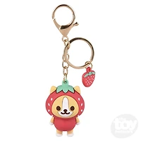 2" Kawaii Fruit Animal Clip Ons