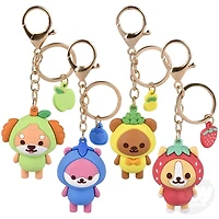 2" Kawaii Fruit Animal Clip Ons