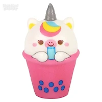 2" Micro Squish Animal Bubble Tea