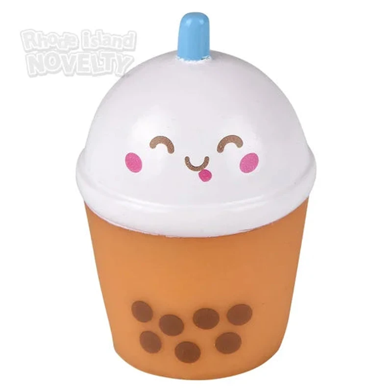 2" Rubber Bubble Tea Rubber Toy