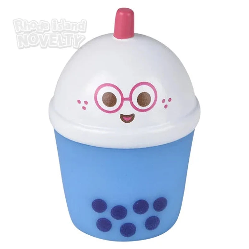 2" Rubber Bubble Tea Rubber Toy