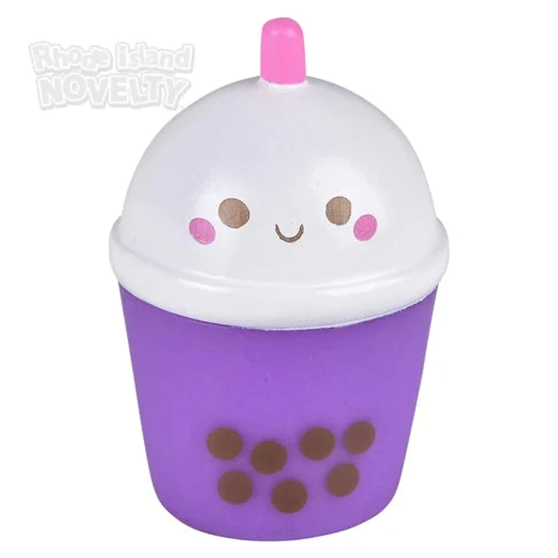 2" Rubber Bubble Tea Rubber Toy