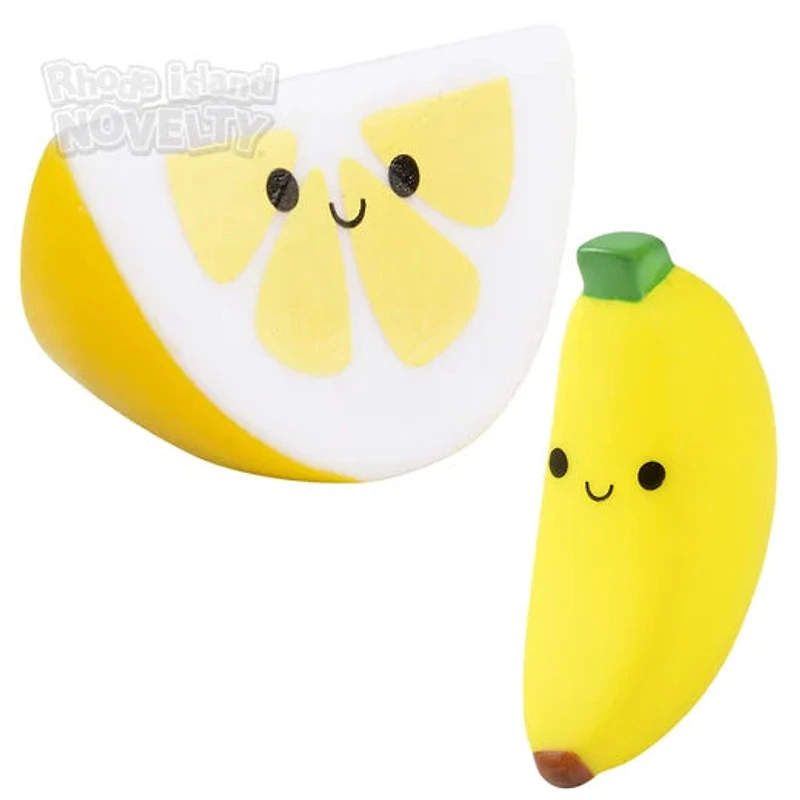 2" Rubber Fruit Collectible